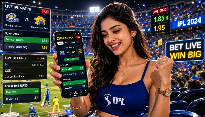 Live IPL betting using cricket betting apps