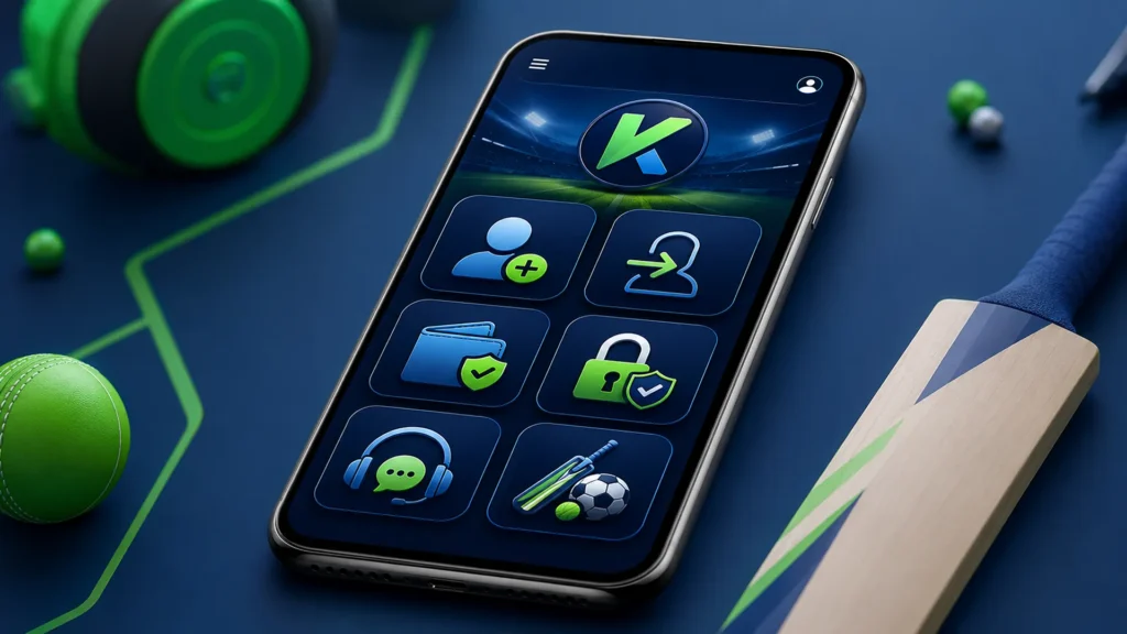 Kheloyar dashboard showing registration, login, payments, and security features.